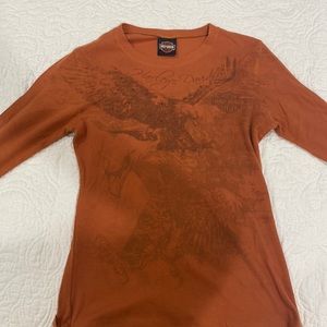 Long sleeve Harley Davison shirt